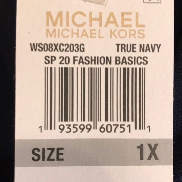 ❤️ SALE!! NWT! Michael Kors True Blue Maxi dress - Picture 5 of 5